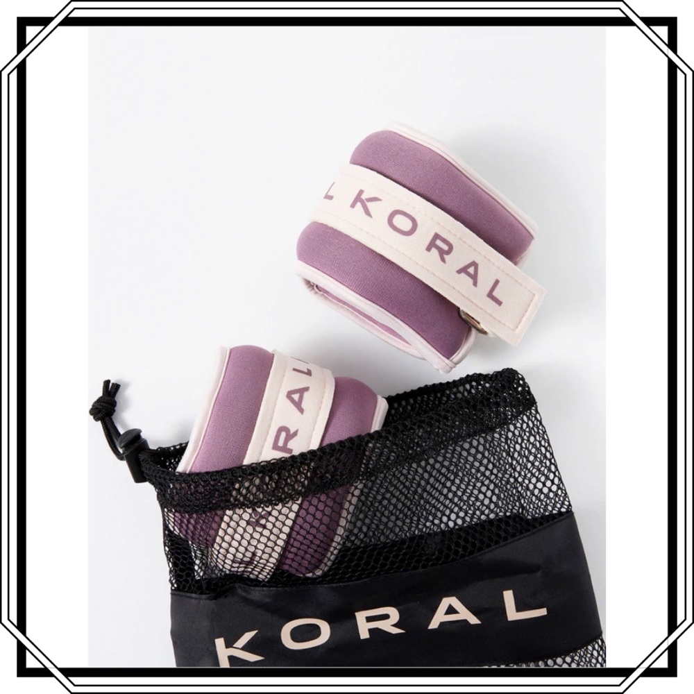 Koral Logo Ankle Weights - 1lb Weights